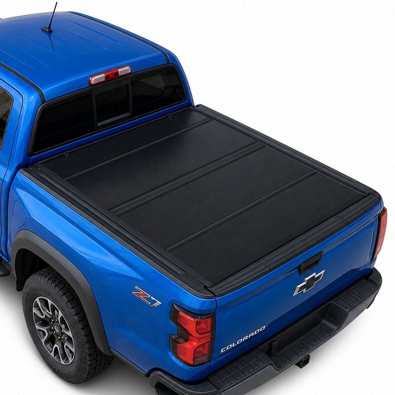 Harde, viervoudige Tonneau-hoes met laag profiel voor Chevy Colorado