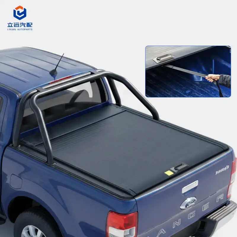 Handmatige intrekbare tonneau-afdekking van hard aluminium voor Ford Jeep