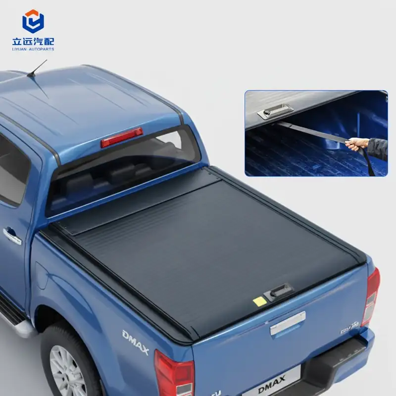 Handmatige hard aluminium intrekbare tonneau cover voor Isuzu