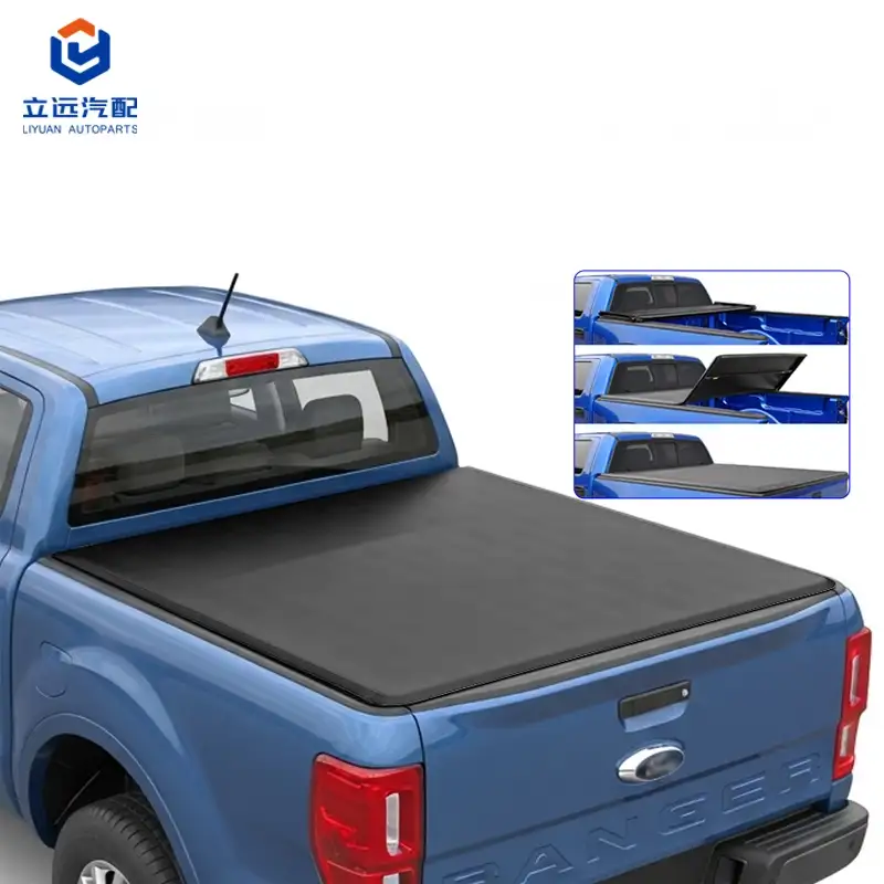 Zachte vinyl drievoudige tonneauhoes voor Ford Lincoln