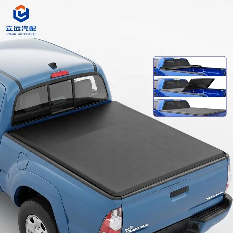 Zachte vinyl drievoudige tonneauhoes voor Toyota